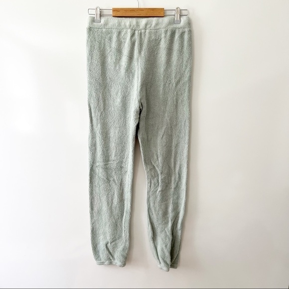 NWT Anthropologie Stateside Tawny Sherpa Fleece Joggers - Picture 7 of 13